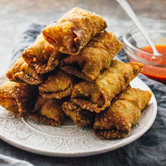 Crazy good vegetable egg rolls