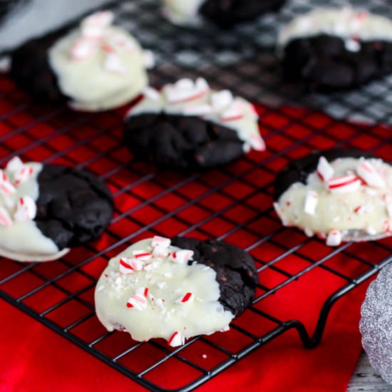 Peppermint Mocha Cookies