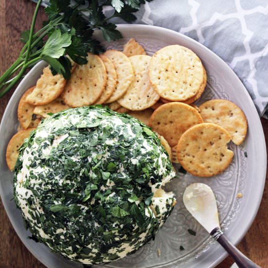 Parsley Feta Cheeseball