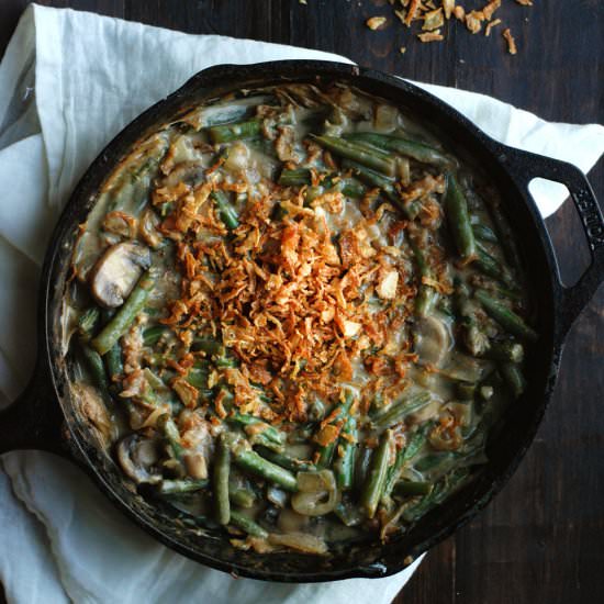 Vegan Green Bean Casserole