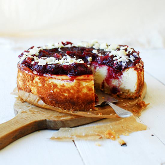 Cheesecake with Cranberries