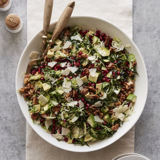 Shredded Brussels Sprouts Salad