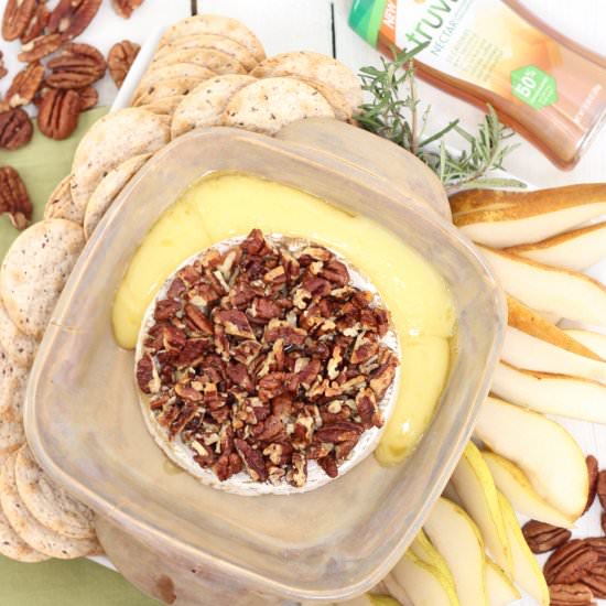 Rosemary Pecan Baked Brie