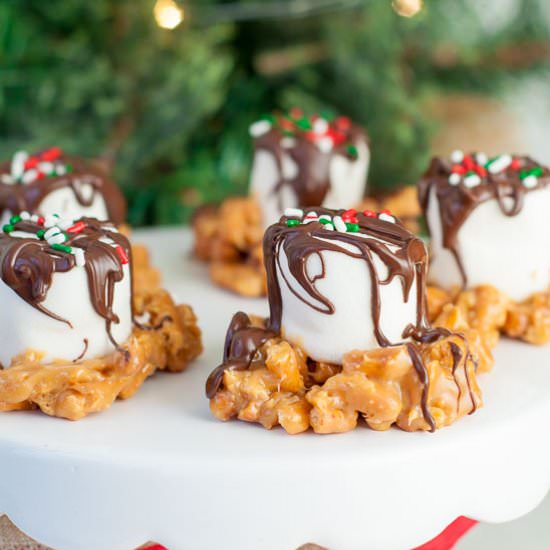 Salted Caramel Marshmallow Nests