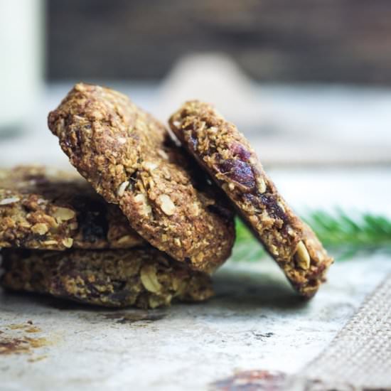 Oatmeal Date and Pecan Cookies