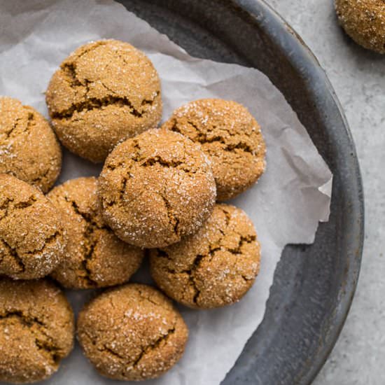 Chewy Gluten-Free Gingersnaps