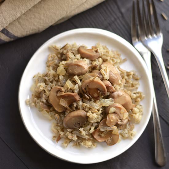 Healthy Wild Rice Casserole