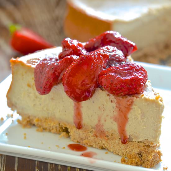 Vegan Baked New York Cheesecake