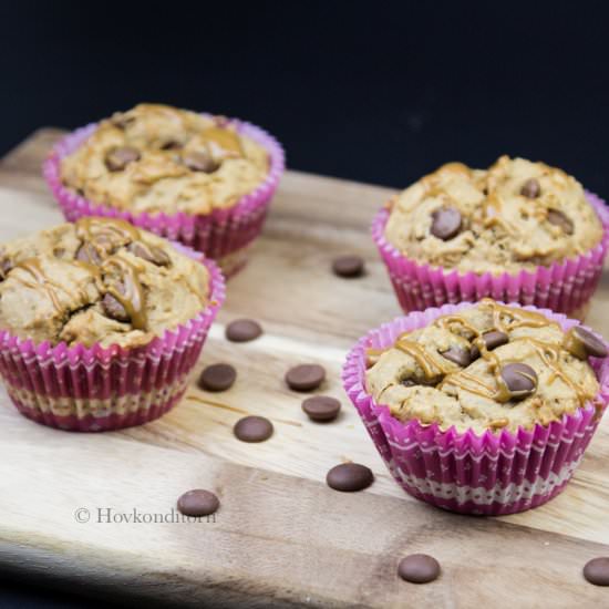 Chocolate Speculoos Muffins