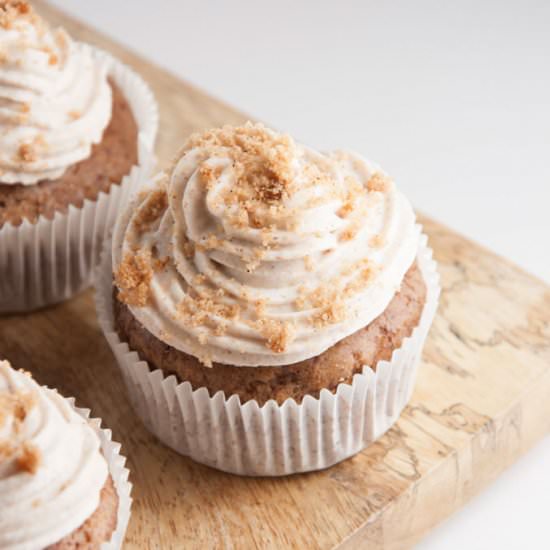 Vegan Gingerbread Cupcakes