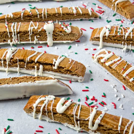 Gingerbread Biscotti