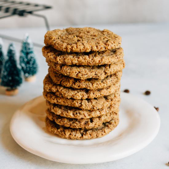 Almond Butter Espresso Cookies