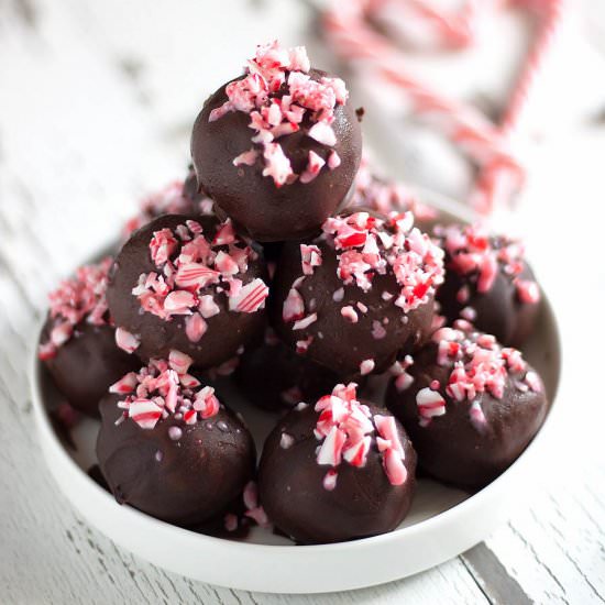 Chocolate Peppermint Oreo Truffles