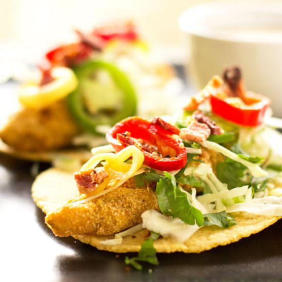 Fried Green Tomato Tacos