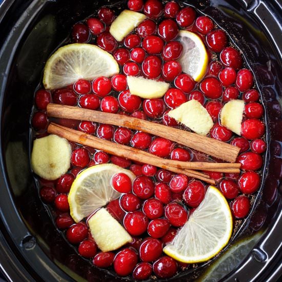 Homemade Cranberry Ginger Juice