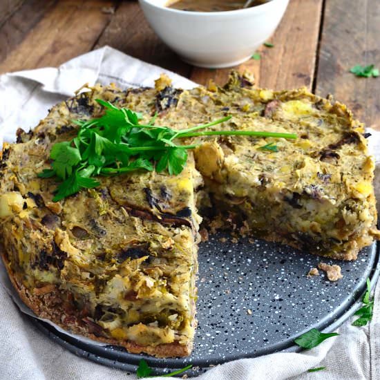 Holiday Kale Potato Pie