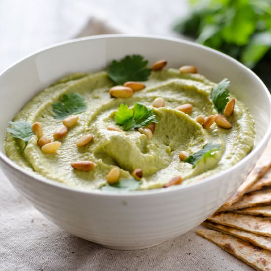 Roasted Poblano Hummus