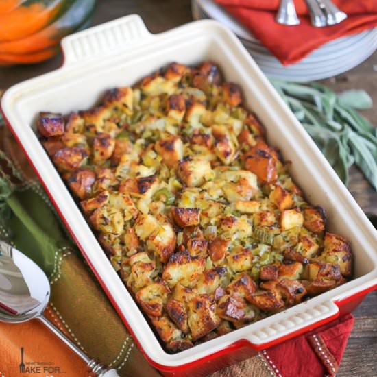 Pancetta and Leek Stuffing