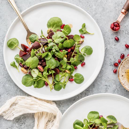 Watercress Beet Salad