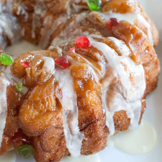 Orange Roll Holiday Monkey Bread