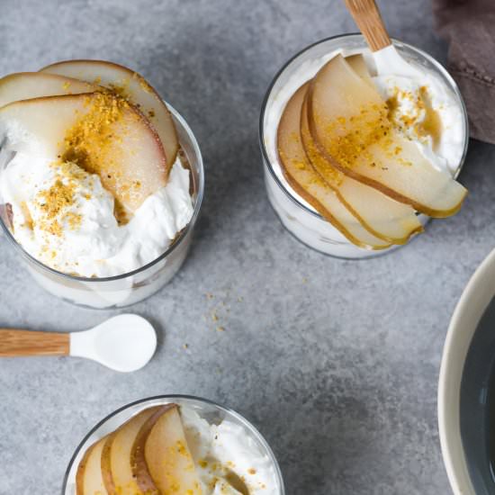 Poached Pear Parfaits