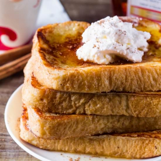 Eggnog French Toast
