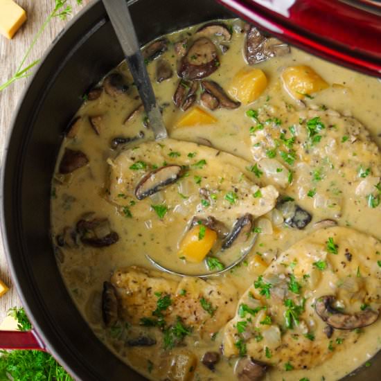 Chicken and Mushroom Stew