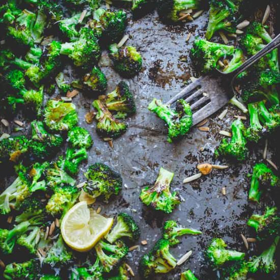 Roasted Broccoli with Asiago
