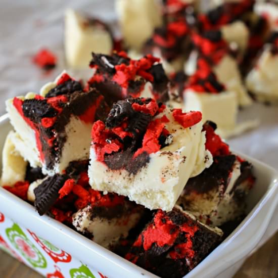 Holiday Oreo Fudge