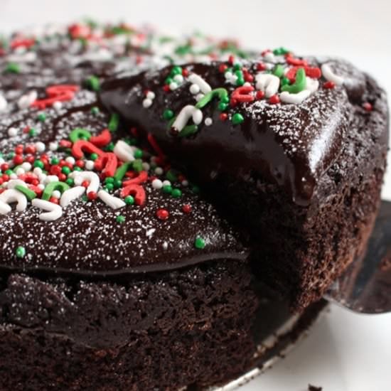 Vegan Chocolate mint cake
