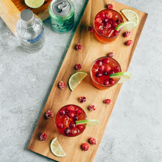 Sparkling Vodka Cranberry