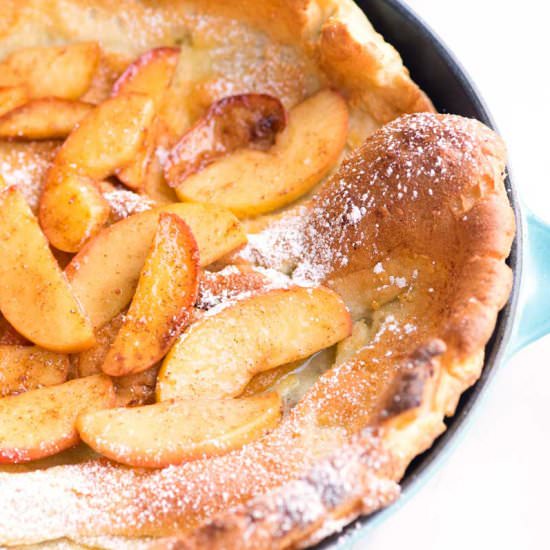 Easy Apple Dutch Baby Pancake