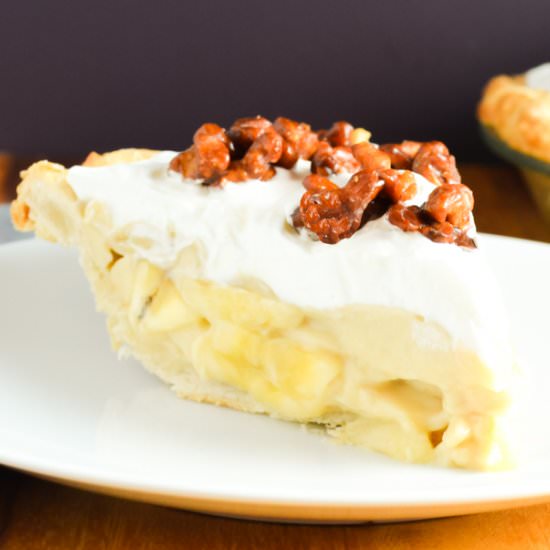 Butterscotch Banana Pudding Pie