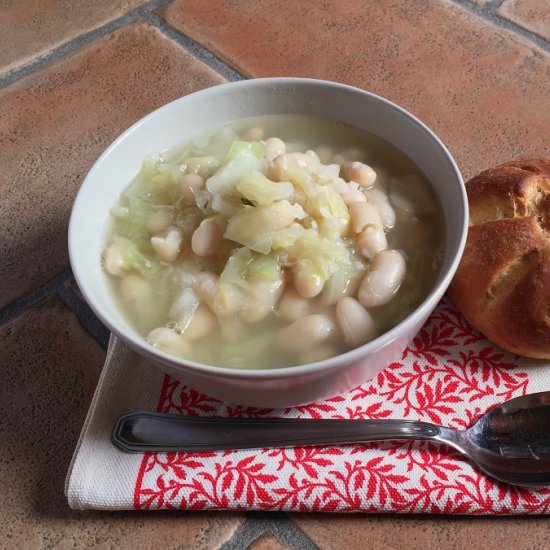 Cabbage and White Bean Soup