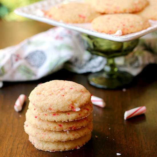 Candy Cane Sugar Cookies