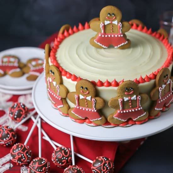 Gingerbread Man Cake