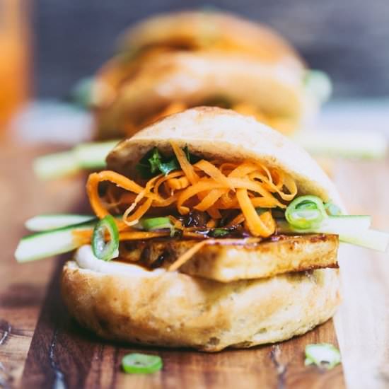 Asian-Inspired Tofu Cocktail Slider