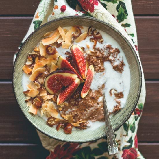 Gingerbread Quinoa Porridge