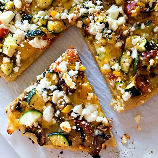 Gluten Free Greek Pizza
