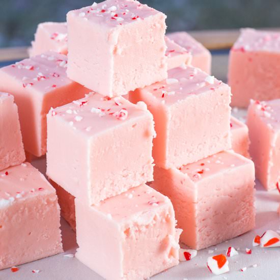 Candy Cane Fudge
