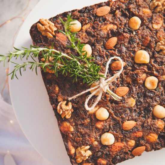 Healthy Christmas Fruit Cake