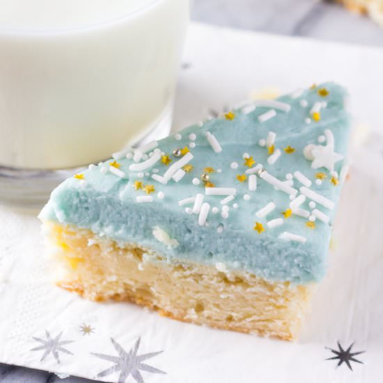 Frosted Sugar Cookie Bars