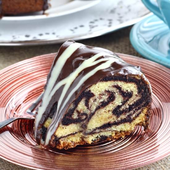 Easy Moist Marble Cake