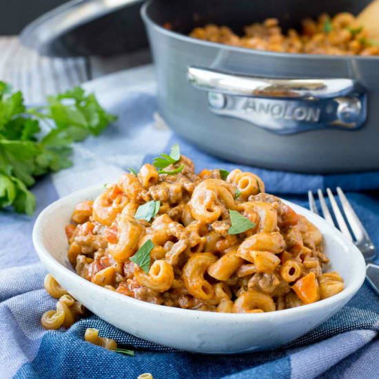 Healthy Homemade Hamburger Helper