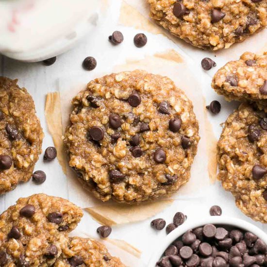 Eggnog Oatmeal Cookies
