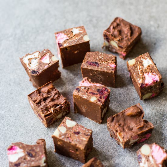 Cranberry Macadamia Rocky Road