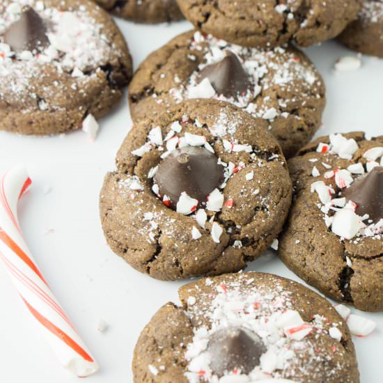 Chocolate Peppermint Blossoms