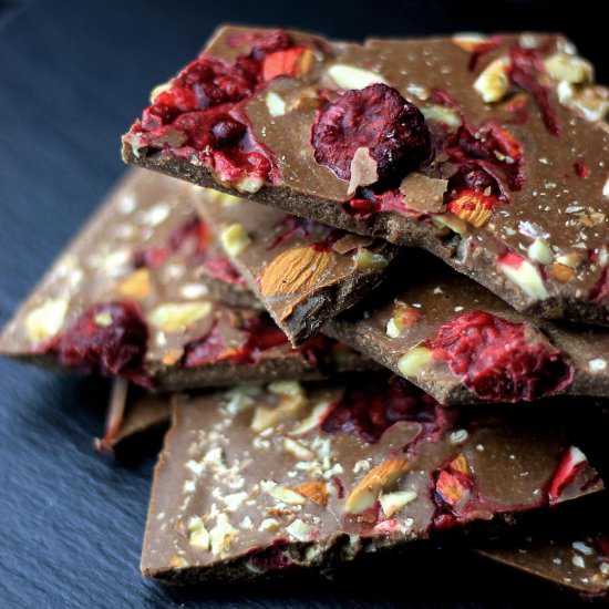 Raspberry Almond Chocolate Fat Bomb