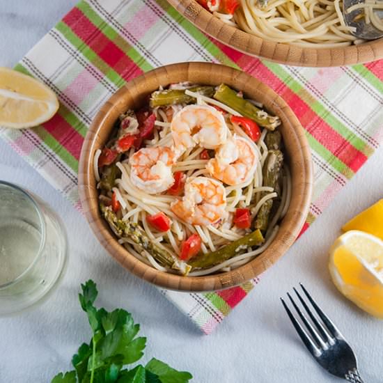 Christmas Shrimp Scampi