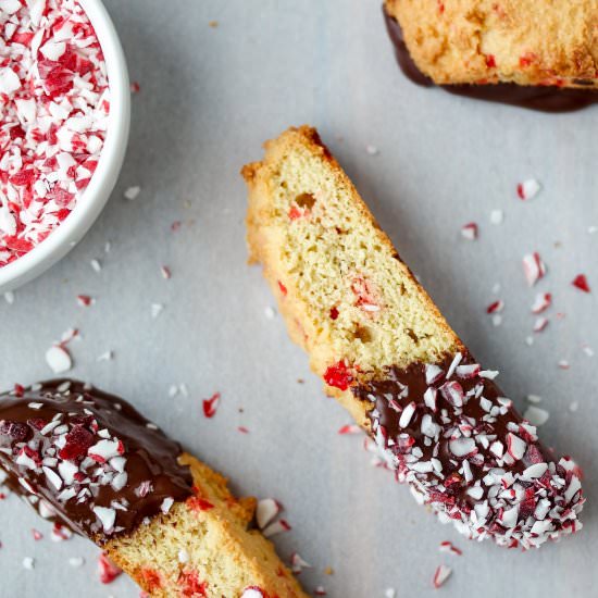 Peppermint Stick Biscotti